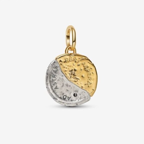 Pandora Sun and Moon Medallion Charm - Picture 3 of 5